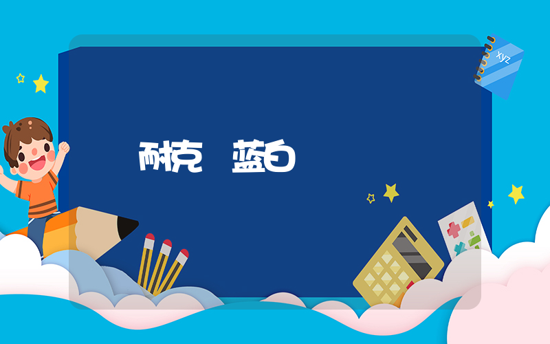 耐克 蓝白插图